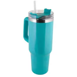 Glitter Travel Mug Light Blue